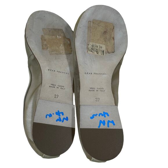 Dear Frances NWOB Balla Embroidered Ballet Flat Size 37 (US 7) Airy Mesh Italy - Picture 7 of 8
